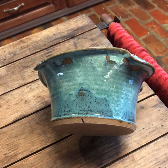 POTSALOT Ceramic Art Pottery Bread Serving Bowl New Orleans LA 2013 - Picture 3 of 12